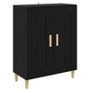 vidaXL Kreveta Crni hrast 69,5 x 34 x 90 cm Konstruirano drvo