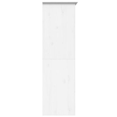 vidaXL Ormar BODO bijeli 101 x 52 x 176,5 cm od masivne borovine