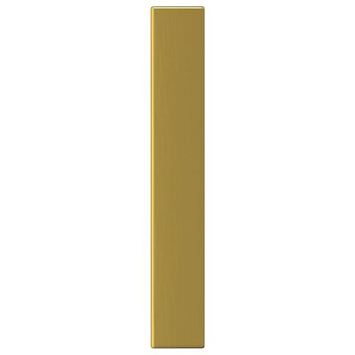 vidaXL Ručke za ormarić 20 kom zlatne 64 mm od nehrđajućeg čelika