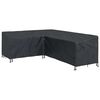 vidaXL Pokrov za namje&scaron;taj 250 x 180 x 80 cm 420D Oxford tkanina Crna