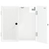 vidaXL Kabinet za mete EDE Bijela visokog sjaja 52,5 x 10,5 x 53,5 cm