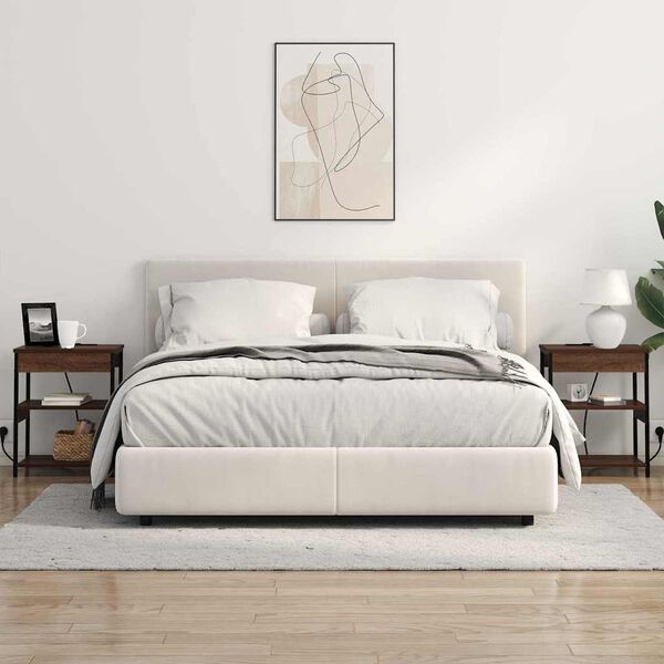 vidaXL Noćni ormar Smeđi hrast 41 x 31 x 51 cm Konstruirano drvo