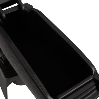 vidaXL Naslon za ruke za automobil crni 16 x 36 x (41 - 57) cm ABS