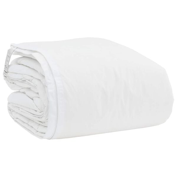 vidaXL Set deka s jastukom 3 pcs Bijelo Perje