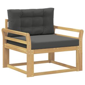 vidaXL Srednja sofa za van Poliester Bijela