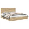 vidaXL Krevet s od storage Sonoma hrast 180 x 200 cm Konstruirano drvo