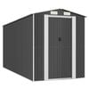 vidaXL Vrtno spremi&scaron;te antracit 192 x 440 x 223 cm pocinčani čelik