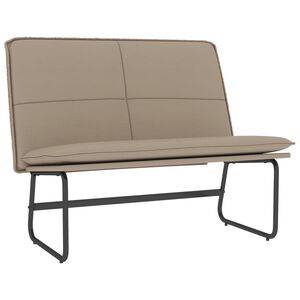 vidaXL Klupa boja cappuccina 100 x 75 x 76 cm od umjetne kože