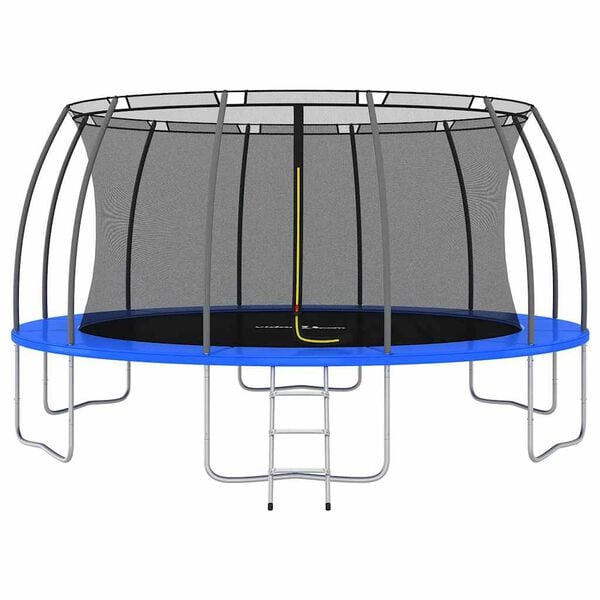 vidaXL Set trampolina okrugli 488 x 90 cm 150 kg