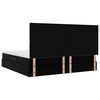 vidaXL Krevet s od storage s madracem Crna 200 x 200 cm Lažna koža