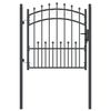 vidaXL Vrata ograde s bodljama EMMEN 104 x 97 cm