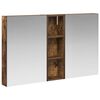 vidaXL Set ormarića za kupaonicu s policom 3 pcs 100 x 10,5 x 60,5 cm
