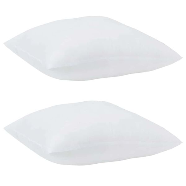 vidaXL Poplun s jastukom 3 pcs Bijelo Mikrovlakna