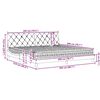 vidaXL Krevet s madracem svjetlosivi 200 x 200 cm od tkanine