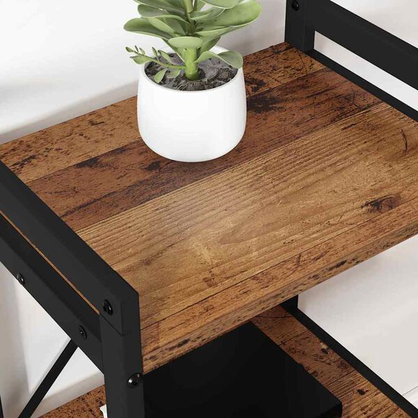 vidaXL Polica Staro drvo 60 x 30 x 85 cm Konstruirano drvo