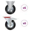 vidaXL Kotačići 12 kom 160 mm