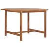vidaXL Vrtni blagovaonski stol 110 x 110 x 75 cm od masivne tikovine