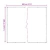 vidaXL Tarpulina *Transparent*an 4 x 8 m PVC