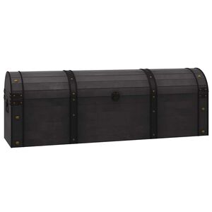 vidaXL &Scaron;krinja za pohranu u starinskom stilu 120x30x40 cm masivno drvo