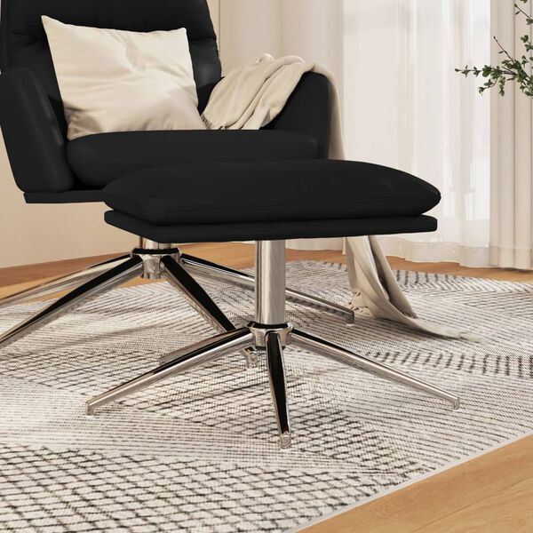 vidaXL Tabure crni 45x29,5x35 cm od umjetne kože