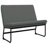 vidaXL Klupa tamnosiva 100 x 75 x 76 cm od tkanine