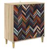 vidaXL Kreveta OMMEN Sonoma 69 x 33 x 75 cm Konstruirano drvo