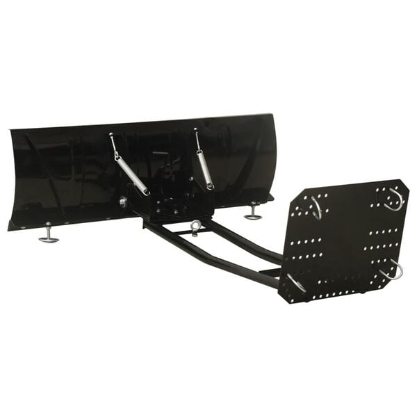vidaXL Ralica za snijeg za ATV 115 x 38 cm crna