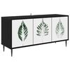 vidaXL TV ormar HANAU 102 x 33 x 51 cm Crni hrast Konstruirano drvo