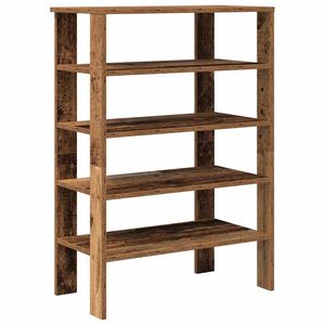 vidaXL Stalak za cipele boja staro drvo 61x32x87,5cm konstruirano drvo