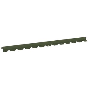 vidaXL Ograda oko Travnjaka 10 kom. 102 x 4 x 4 cm Čelik