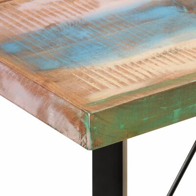 vidaXL Barski stol 150 x 70 x 107 cm masivno obnovljeno drvo i željezo