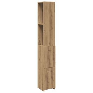 vidaXL Kupaonski ormarić Artisan hrast 25x25x170 cm izrađeno drvo