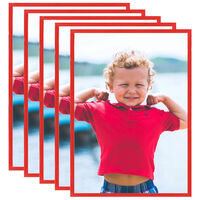 vidaXL Okviri za fotografije 5 kom za zid ili stol crveni 42 x 59,4 cm
