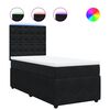 vidaXL Box spring krevet s madracem crni 90x190 cm bar&scaron;unasti