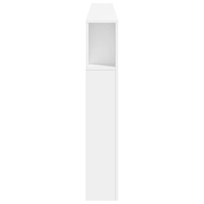 vidaXL LED uzglavlje bijelo 220x18,5x103,5 cm konstruirano drvo