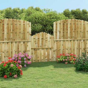 vidaXL Vrtna vrata od impregnirane borovine 100 x 125 cm