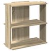 vidaXL Regal za knjige s 3 razine boja hrasta 60x30x60 cm drveni