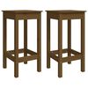 vidaXL Barske stolice 2 kom boja meda 40 x 40 x 78 cm masivna borovina