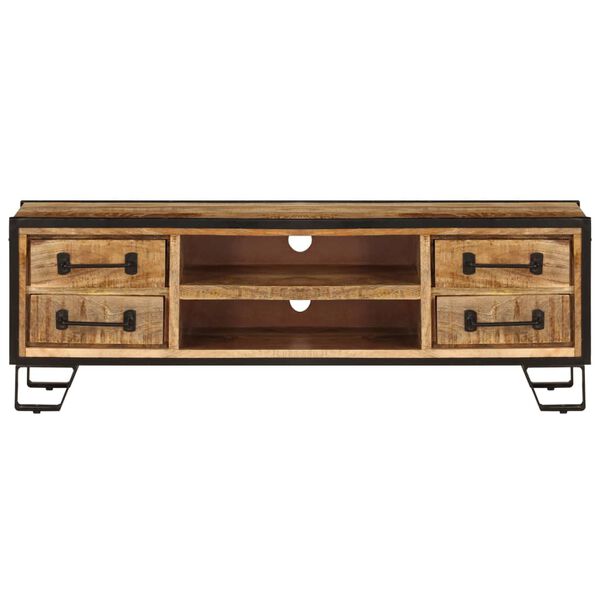 vidaXL TV ormarić s ladicama od masivnog drva manga 120 x 30 x 40 cm