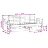 vidaXL Dnevni krevet s ladicama bez madraca 80x200 cm masivno drvo