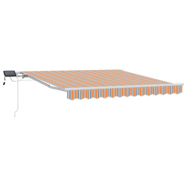 vidaXL Skrovita tenda &Scaron;areni 350 x 250 cm Tkanina i čelik
