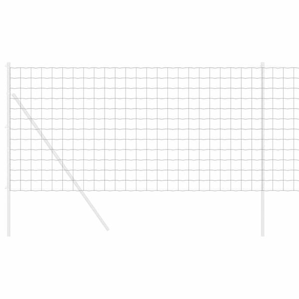vidaXL Heksagonalna ograda Srebrno 1 x 100 m Pocinčani čelik