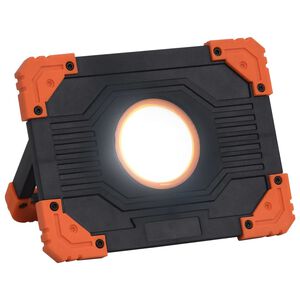 vidaXL Prijenosni LED reflektor 10 W ledeno bijeli od ABS-a