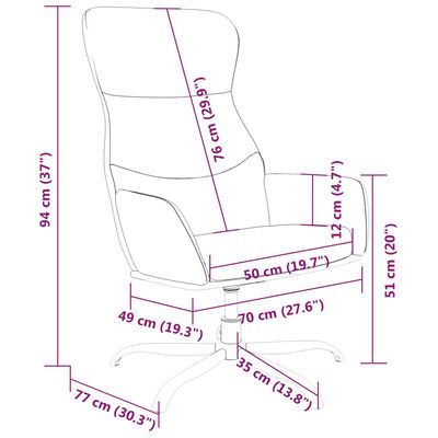 vidaXL Stolica za opuštanje sa stolcem od mikrovlakana svjetlosiva