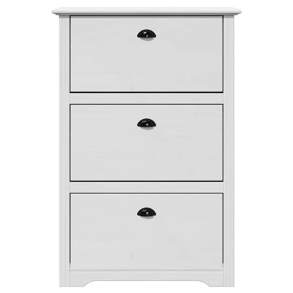 vidaXL Stalak za cipele "BODO" bijeli 80x35x118 cm