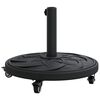 vidaXL Baza za suncobran Crna &Oslash;38-48 mm Polietilen, beton i željezo