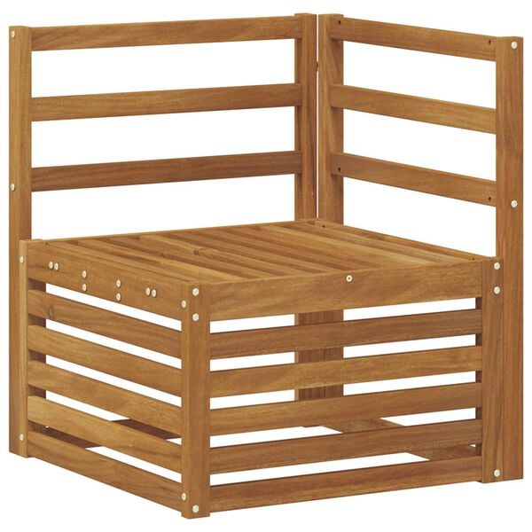 vidaXL Setovi sofa 9 pcs Prirodna Čvrsto drvo akacije