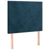 vidaXL Uzglavlje tamnoplavo 100x5x118/128 cm bar&scaron;unasto