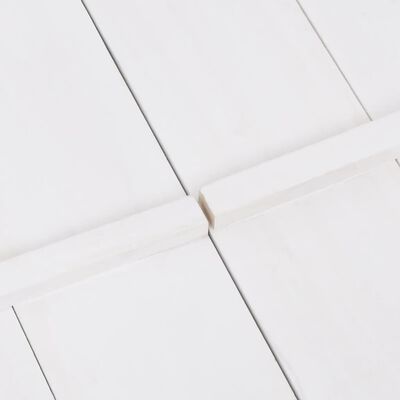 vidaXL Pješčanik od jelovine bijeli 95 x 90 x 15 cm