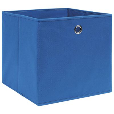 vidaXL Kutije za pohranu 10 kom plave 32 x 32 x 32 cm od tkanine